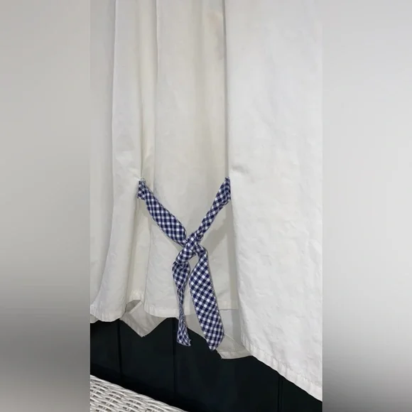 Napa Valley Embroidered Check White Floral Button-Down - Picture 9 of 9